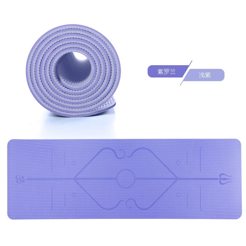 Position Line Yoga Mat